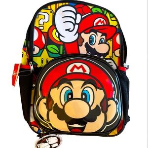 Super Mario Backpack & Lunch Bag Accessory Innovations Nintendo 2021 NWT